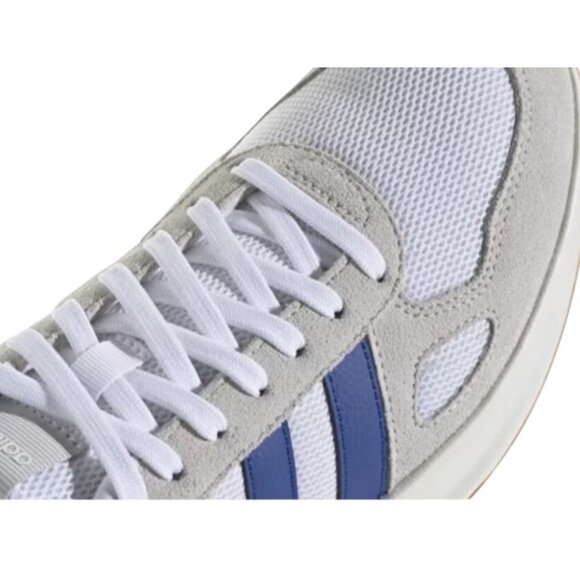 Adidas Run 84 Jogger Sneaker Men’s White/Blue Size 10 - Picture 11 of 14